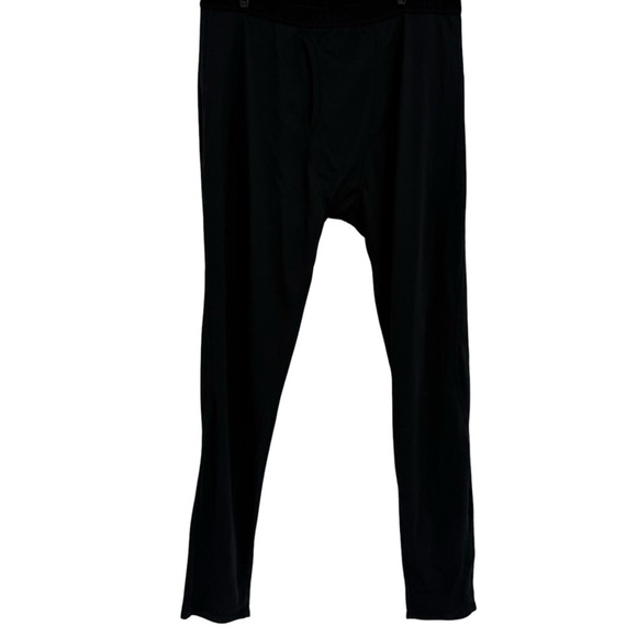 L.L Bean Long Underwear Pants Light Weight Men Size XL Tall Black Thermal Johns - Picture 2 of 7
